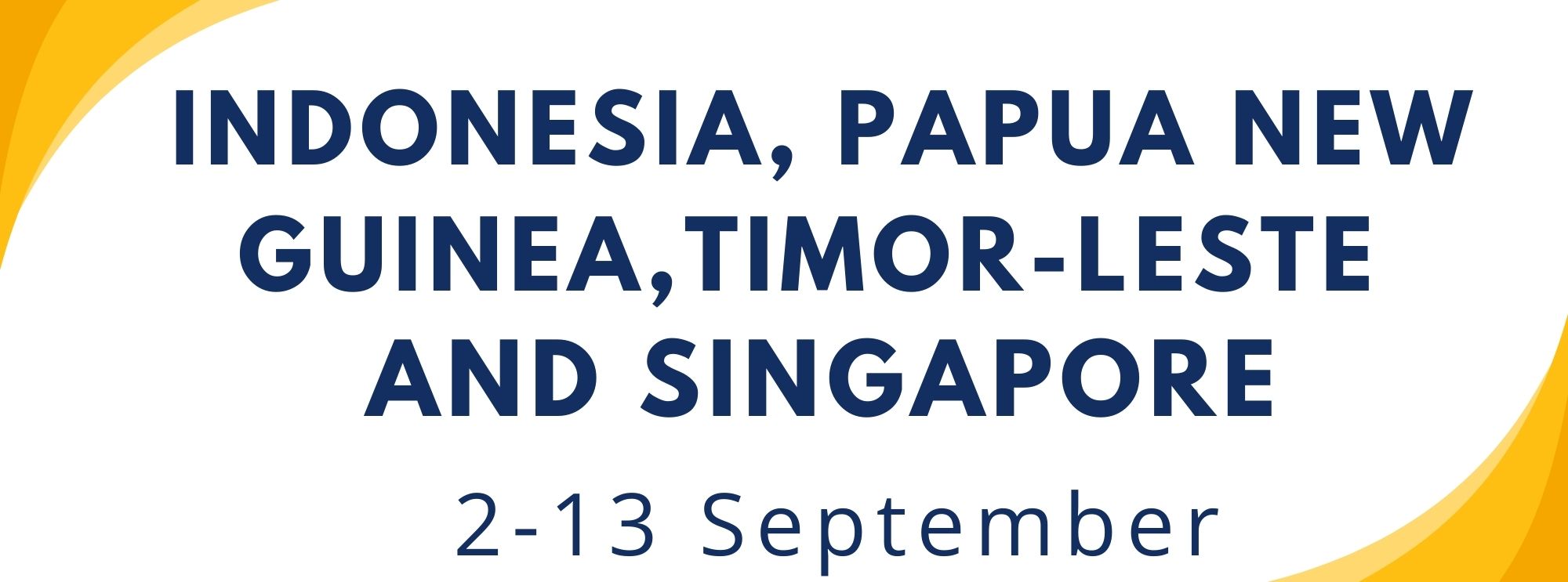 Apostolic Journey to Indonesia, Papua New Guinea, Timor-Leste and Singapore, 2-13 September 2024